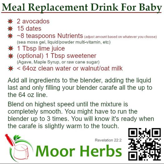 Meal Replacement Drink Recipe for Babies post thumbnail image